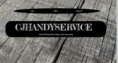 Desktop Screenshot of cjhandyservice.com