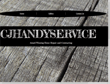 Tablet Screenshot of cjhandyservice.com